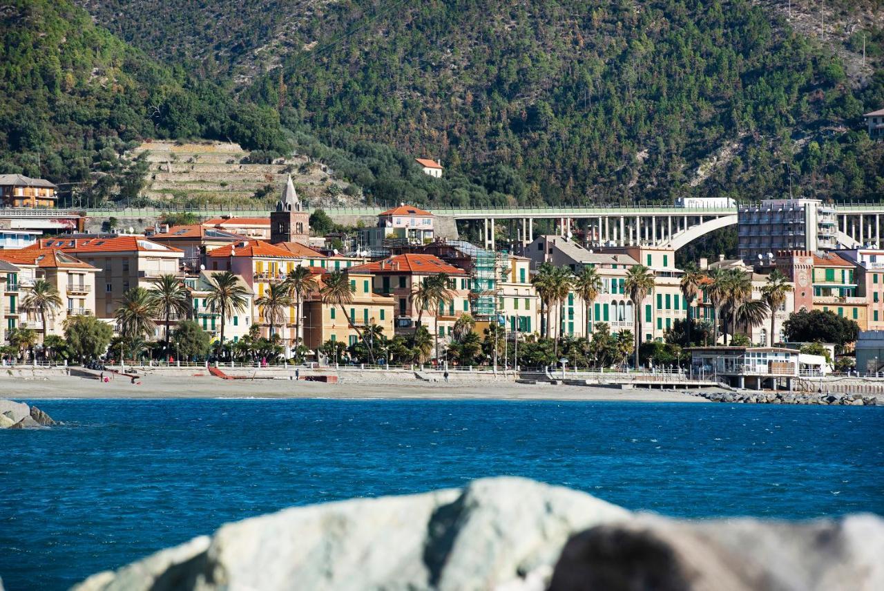 Trilocale In Villa Vista Mare Apt 3 Varazze Ngoại thất bức ảnh
